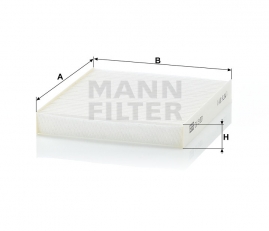 MANN FILTER Kabínový filter CU 19 001