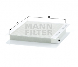 MANN FILTER Kabínový filter CU 2422