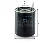 MANN FILTER Olejový filter WP 928/80