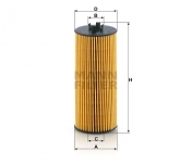 MANN FILTER Olejový filter HU 6008 z