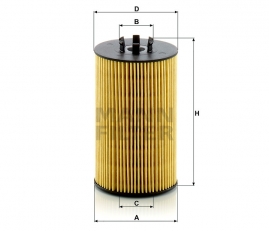 MANN FILTER Olejový filter HU 8012 z