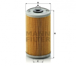 MANN FILTER Olejový filter H 614 n