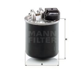 MANN FILTER Palivový filter WK 820/20