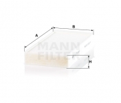 MANN FILTER Kabínový filter CU 23 005-2