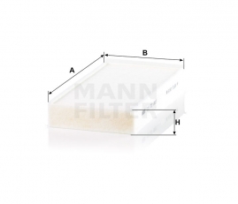 MANN FILTER Kabínový filter CU 23 005-2