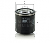 MANN FILTER Olejový filter W 712/83