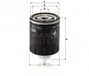 MANN FILTER Palivový filter WK 718/2