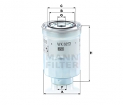 MANN FILTER Palivový filter WK 8053 z