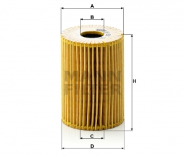 MANN FILTER Olejový filter HU 825 x