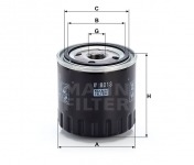 MANN FILTER Olejový filter W 8013