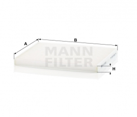 MANN FILTER Kabínový filter CU 2243