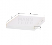 MANN FILTER Kabínový filter CU 3059