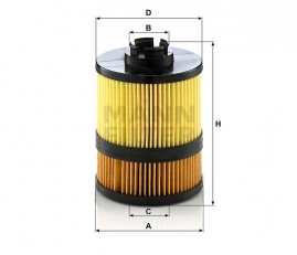 MANN FILTER Olejový filter HU 9002 z