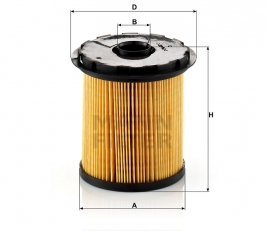 MANN FILTER Palivový filter PU 822 x