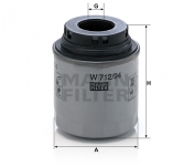 MANN FILTER Olejový filter W 712/94