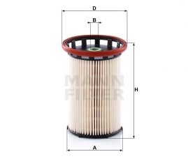 MANN FILTER Palivový filter PU 8008/1