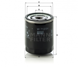 MANN FILTER Olejový filter W 712/54