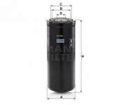 MANN FILTER Filter hydrauliky WH 980