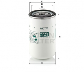 MANN FILTER Palivový filter WK 723