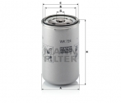 MANN FILTER Palivový filter WK 724