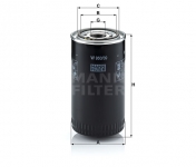 MANN FILTER Olejový filter W 950/39