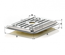 MANN FILTER Filter automatickej prevodovky H 2019 KIT 1