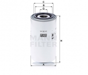 MANN FILTER Olejový filter W 9019