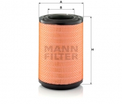 MANN FILTER Vzduchový filter C 31 1254