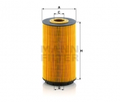 MANN FILTER Olejový filter HU 8010 z