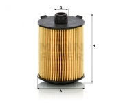 MANN FILTER Olejový filter HU 8014 z