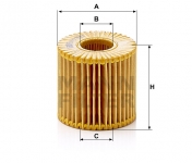 MANN FILTER Olejový filter HU 7019 z