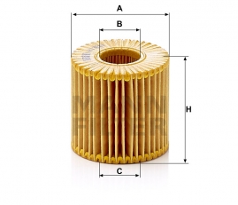 MANN FILTER Olejový filter HU 7019 z