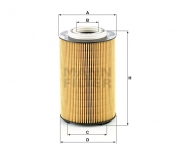 MANN FILTER Olejový filter HU 1291/1 z