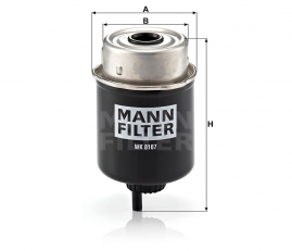 MANN FILTER Palivový filter WK 8167