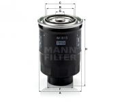 MANN FILTER Palivový filter WK 8018 x