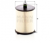 MANN FILTER Palivový filter PU 7007 z