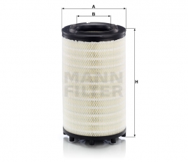 MANN FILTER Vzduchový filter C 31 017