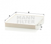 MANN FILTER Kabínový filter CU 2349