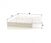 MANN FILTER Kabínový filter CU 2733