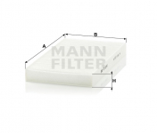 MANN FILTER Kabínový filter CU 2956