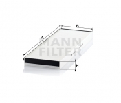 MANN FILTER Kabínový filter CU 4662