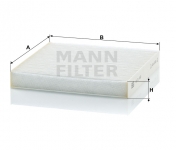 MANN FILTER Kabínový filter CU 21 003