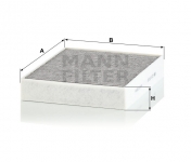 MANN FILTER Kabínový filter CUK 25 001