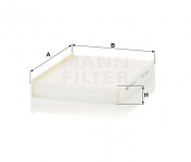 MANN FILTER Kabínový filter CU 26 006