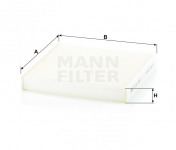 MANN FILTER Kabínový filter CU 22 029