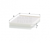 MANN FILTER Kabínový filter CU 24 027