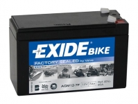 Exide Bike Conventional 12V 7Ah 85A AGM12-7F