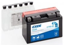 Exide Bike AGM 12V 8Ah 110A ET9B-BS