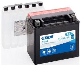 Exide Bike AGM 12V 12Ah 200A ETX14L-BS