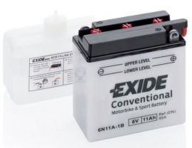 Exide Bike Conventional 6V 11Ah 95A 6N11A-1B